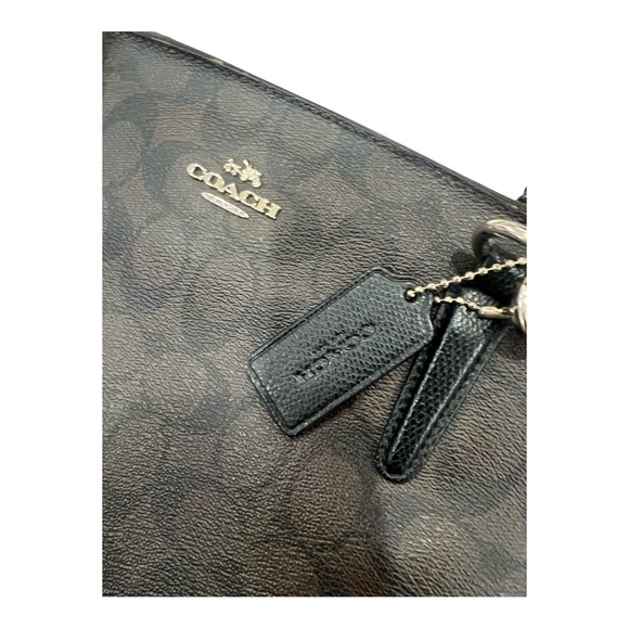 Coach Signature Small Christie Carryall F58291 Brown/Black - Picture 8 of 16